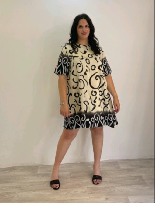 Plus size Φόρεμα V31421