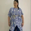 Μπλούζα Ασύμμετρη βουαλ OneSize oversized V31579